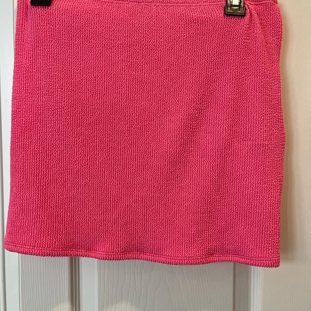 NEW‎ Good American Pink Always Fits Swim Mini Skirt ~ Size 3/4 XS
